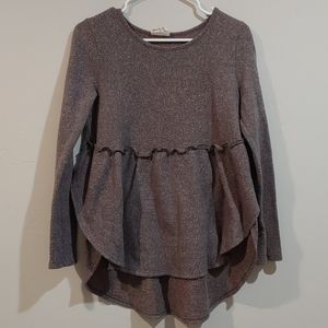 Tan Long Sleeve blouse